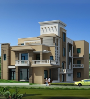 multi-story residential building