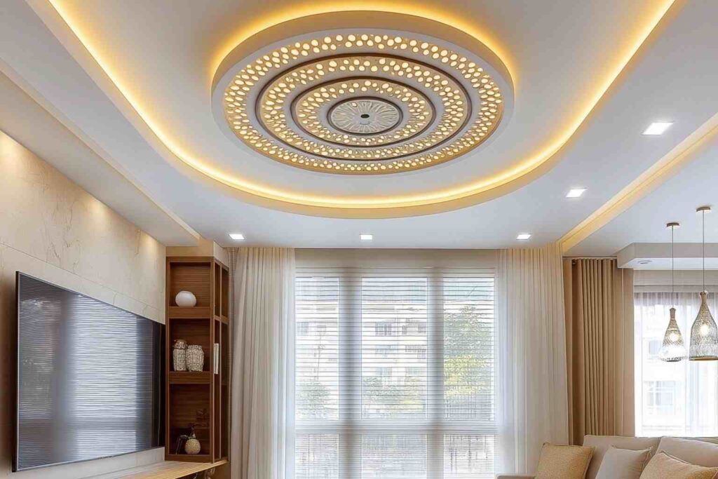 curved pop ceiling design