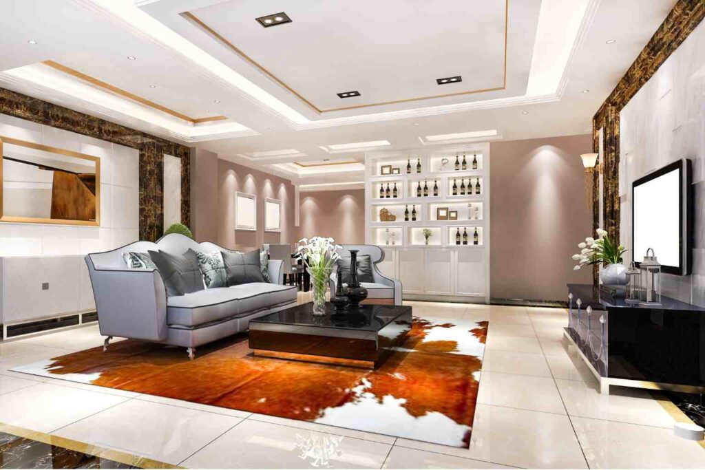 living room pop ceiling