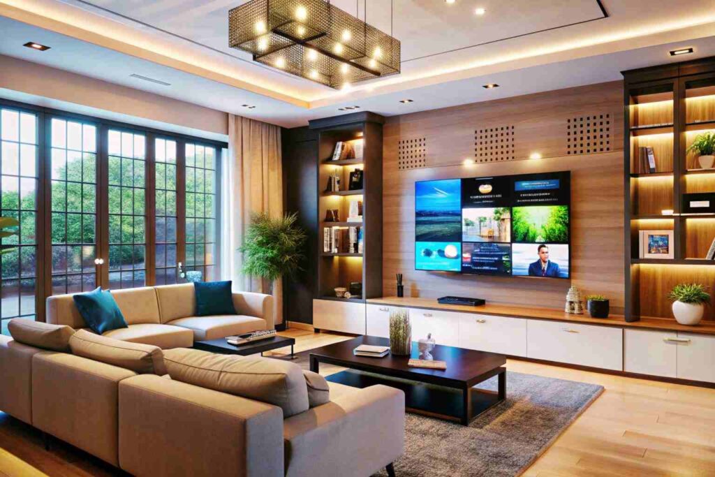 pop border ceiling with cove lighting